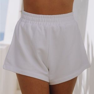 ISO - WHITE DAILY DRILLS SHORTS!!!